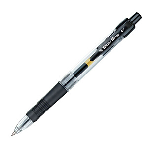 STARLINE Penna a sfera a scatto con inchiostro gel - punta fine 0,7mm - nero - Starline STARLINE Penna a sfera a scatto con inchiostro gel - punta fine 0,7mm - nero - Starline