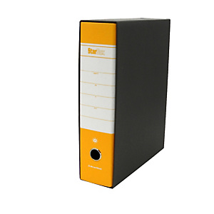 STARLINE Registratore Starbox - dorso 8 cm - protocollo 23 x 33 cm - giallo