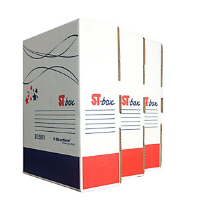STARLINE Scatola archivio ST-box - 25 x 35 x 10 cm - bianco