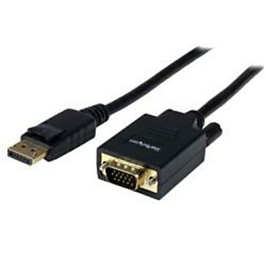 Startech, Adattatori, Cavo displayport a vga 1 8 m, DP2VGAMM6 Startech, Adattatori, Cavo displayport a vga 1 8 m, DP2VGAMM6