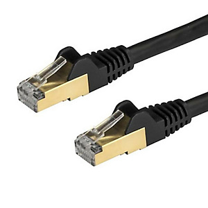 STARTECH, Cavi fibra / ethernet / telef., Cavo di rete ethernet rj45 cat6a, 6ASPAT150CMBK STARTECH, Cavi fibra / ethernet / telef., Cavo di rete ethernet rj45 cat6a, 6ASPAT150CMBK