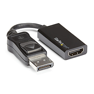 STARTECH .com Adaptador Conversor DisplayPort a HDMI - 4K 60Hz, 0,215 m, DisplayPort, HDMI, Macho, Hembra, Derecho DP2HD4K60S STARTECH .com Adaptador Conversor DisplayPort a HDMI - 4K 60Hz, 0,215 m, DisplayPort, HDMI, Macho, Hembra, Derecho DP2HD4K60S