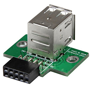 STARTECH .com Adaptador Header USB de 2 Puertos para Placa Base, IDC, USB 2.0, Negro, Verde, Acero inoxidable, 20 mm, 125 mm, 230 mm USBMBADAPT2 STARTECH .com Adaptador Header USB de 2 Puertos para Placa Base, IDC, USB 2.0, Negro, Verde, Acero inoxidable, 20 mm, 125 mm, 230 mm USBMBADAPT2