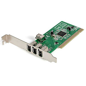 STARTECH .com Adaptador Tarjeta Controladora FireWire 400 PCI 4 Puertos FW 6 Pin Chipset TI - IEEE 1394a, PCI, IEEE 1394/Firewire, Verde, Metálico, CE, UL, FCC, REACH, TAA, Microsoft WHQL Certified, Texas Instruments - TSB12LV26, 0,4 Gbit/s PCI1394MP STARTECH .com Adaptador Tarjeta Controladora FireWire 400 PCI 4 Puertos FW 6 Pin Chipset TI - IEEE 1394a, PCI, IEEE 1394/Firewire, Verde, Metálico, CE, UL, FCC, REACH, TAA, Microsoft WHQL Certified, Texas Instruments - TSB12LV26, 0,4 Gbit/s PCI1394MP