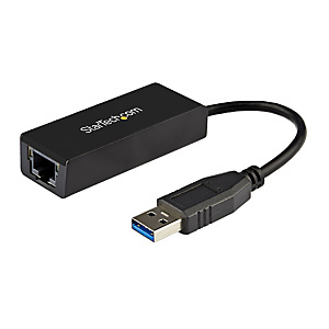 STARTECH .com Adaptador Tarjeta de Red Externa USB 3.0 a Ethernet Gigabit - Conversor de Red NIC 10/100/1000 - Adaptador LAN Externo USB a RJ45 - se Ajusta a TAA, Alámbrico, USB, Ethernet, 5000 Mbit/s USB31000S STARTECH .com Adaptador Tarjeta de Red Externa USB 3.0 a Ethernet Gigabit - Conversor de Red NIC 10/100/1000 - Adaptador LAN Externo USB a RJ45 - se Ajusta a TAA, Alámbrico, USB, Ethernet, 5000 Mbit/s USB31000S