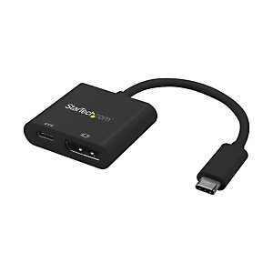 STARTECH .com Adaptador USB C a DisplayPort con Entrega de Alimentación - 4K 60Hz HBR2 - Conversor USB Tipo C a Monitor DP 1.2 con Carga - PD de Paso de 60W - Compatible con Thunderbolt 3, USB Tipo C, Salida DisplayPort, 3840 x 2160 Pixeles CDP2DPUCP STARTECH .com Adaptador USB C a DisplayPort con Entrega de Alimentación - 4K 60Hz HBR2 - Conversor USB Tipo C a Monitor DP 1.2 con Carga - PD de Paso de 60W - Compatible con Thunderbolt 3, USB Tipo C, Salida DisplayPort, 3840 x 2160 Pixeles CDP2DPUCP