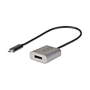STARTECH .com Adaptador USB C a DisplayPort - Conversor USB Tipo C a DisplayPort 1.4 de 8K/4K 60Hz - Convertidor de Vídeo Tipo Dongle USBC a DP para Monitor - Funciona con Thunderbolt 3 - Cable de 30cm, USB Tipo C, Salida DisplayPort, 7680 x 4320 Pixeles STARTECH .com Adaptador USB C a DisplayPort - Conversor USB Tipo C a DisplayPort 1.4 de 8K/4K 60Hz - Convertidor de Vídeo Tipo Dongle USBC a DP para Monitor - Funciona con Thunderbolt 3 - Cable de 30cm, USB Tipo C, Salida DisplayPort, 7680 x 4320 Pixeles