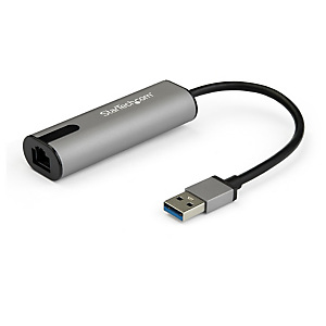 StarTech.com Adaptateur 2.5GbE USB-A vers Ethernet - NBASE-T NIC - Réseau Gigabit USB 3.0 Type A 2.5/1GbE Multi Speed - USB 3.1 pour PC vers RJ45 - Le StarTech.com Adaptateur 2.5GbE USB-A vers Ethernet - NBASE-T NIC - Réseau Gigabit USB 3.0 Type A 2.5/1GbE Multi Speed - USB 3.1 pour PC vers RJ45 - Le