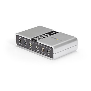 StarTech.com Adaptateur Carte Son USB vers Audio Stéréo - Audio Numérique SPDIF, 7.1 canaux, 16 bit, USB ICUSBAUDIO7D StarTech.com Adaptateur Carte Son USB vers Audio Stéréo - Audio Numérique SPDIF, 7.1 canaux, 16 bit, USB ICUSBAUDIO7D