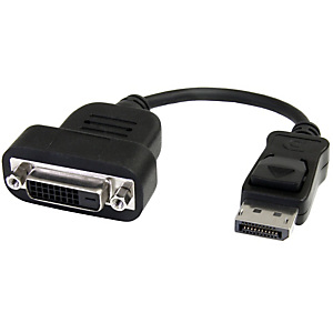 StarTech.com Adaptateur / Convertisseur vidéo actif DisplayPort vers DVI - M/F - 1920x1200, 0,2 m, DisplayPort, DVI-D, Mâle, Femelle, Droit DP2DVIS StarTech.com Adaptateur / Convertisseur vidéo actif DisplayPort vers DVI - M/F - 1920x1200, 0,2 m, DisplayPort, DVI-D, Mâle, Femelle, Droit DP2DVIS