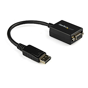 StarTech.com Adaptateur / Convertisseur vidéo actif DisplayPort vers VGA - M/F - 1920x1200 / 1080p, 0,225 m, DisplayPort, VGA (D-Sub), Mâle, Femelle, StarTech.com Adaptateur / Convertisseur vidéo actif DisplayPort vers VGA - M/F - 1920x1200 / 1080p, 0,225 m, DisplayPort, VGA (D-Sub), Mâle, Femelle,