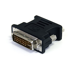 StarTech.com Adaptateur / Convertisseur vidéo DVI-I vers VGA - Mâle / Femelle - Noir, DVI-I, VGA, Noir DVIVGAMFBK StarTech.com Adaptateur / Convertisseur vidéo DVI-I vers VGA - Mâle / Femelle - Noir, DVI-I, VGA, Noir DVIVGAMFBK