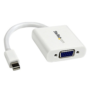 StarTech.com Adaptateur / Convertisseur vidéo Mini DisplayPort vers VGA - M/F - 1920x1200 - Blanc, 0,13 m, Mini DisplayPort, VGA (D-Sub), Mâle, Femell StarTech.com Adaptateur / Convertisseur vidéo Mini DisplayPort vers VGA - M/F - 1920x1200 - Blanc, 0,13 m, Mini DisplayPort, VGA (D-Sub), Mâle, Femell