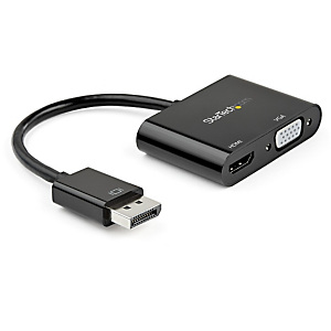 StarTech.com Adaptateur DisplayPort vers HDMI VGA - Dongle Convertisseur Numérique Multiport Actif Vidéo d'Écran DP 1.2 Mâle vers HDMI 2.0 4K 60 Hz VG StarTech.com Adaptateur DisplayPort vers HDMI VGA - Dongle Convertisseur Numérique Multiport Actif Vidéo d'Écran DP 1.2 Mâle vers HDMI 2.0 4K 60 Hz VG