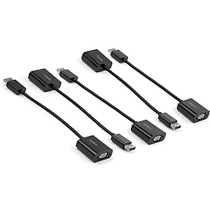 StarTech.com Adaptateur DisplayPort vers VGA - Pack de 5, 0,1 m, DisplayPort, VGA (D-Sub), Mâle, Femelle, Droit DP2VGA3X5 StarTech.com Adaptateur DisplayPort vers VGA - Pack de 5, 0,1 m, DisplayPort, VGA (D-Sub), Mâle, Femelle, Droit DP2VGA3X5