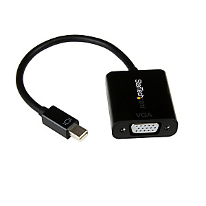 StarTech.com Adaptateur Mini DisplayPort 1.2 vers VGA - Convertisseur Mini DP vers VGA 1920 x 1200 - Noir, 0,18 m, Mini DisplayPort, VGA (D-Sub), Mâle StarTech.com Adaptateur Mini DisplayPort 1.2 vers VGA - Convertisseur Mini DP vers VGA 1920 x 1200 - Noir, 0,18 m, Mini DisplayPort, VGA (D-Sub), Mâle