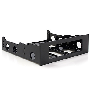 StarTech.com Adaptateur de montage de disque dur 2,5' dans baie 3,5' - Support de montage, 13,3 cm (5.25'), Panneau de façade, Noir, 3.5', Plastique, StarTech.com Adaptateur de montage de disque dur 2,5' dans baie 3,5' - Support de montage, 13,3 cm (5.25'), Panneau de façade, Noir, 3.5', Plastique,