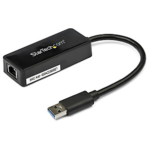 StarTech.com Adaptateur réseau USB 3.0 vers Gigabit Ethernet avec port USB - Noir, Avec fil, USB, Ethernet, 5000 Mbit/s, Noir USB31000SPTB StarTech.com Adaptateur réseau USB 3.0 vers Gigabit Ethernet avec port USB - Noir, Avec fil, USB, Ethernet, 5000 Mbit/s, Noir USB31000SPTB