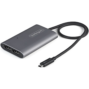 StarTech.com Adaptateur Thunderbolt 3 vers Dual DisplayPort DP 1.4 - Adaptateur Thunderbolt 3 vers Double 4K 60Hz DP ou Single Vidéo 8K/5K - TB3 vers StarTech.com Adaptateur Thunderbolt 3 vers Dual DisplayPort DP 1.4 - Adaptateur Thunderbolt 3 vers Double 4K 60Hz DP ou Single Vidéo 8K/5K - TB3 vers