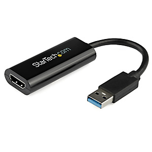StarTech.com Adaptateur USB 3.0 vers HDMI - 1080p - Convertisseur d'Écran Slim/Compact USB Type-A vers HDMI pour Moniteur - Carte Vidéo et Graphique E StarTech.com Adaptateur USB 3.0 vers HDMI - 1080p - Convertisseur d'Écran Slim/Compact USB Type-A vers HDMI pour Moniteur - Carte Vidéo et Graphique E