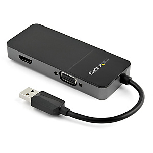 StarTech.com Adaptateur USB 3.0 vers HDMI VGA 1080p - Adaptateur Convertisseur d'Écran Multiport Double Écran/Multi-Écran 4K/1080p 4k USB Type A - Car StarTech.com Adaptateur USB 3.0 vers HDMI VGA 1080p - Adaptateur Convertisseur d'Écran Multiport Double Écran/Multi-Écran 4K/1080p 4k USB Type A - Car