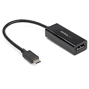 StarTech.com Adaptateur USB Type-C vers DisplayPort 8K 30 Hz, USB Type-C, Sortie de DisplayPorts, 7680 x 4320 pixels CDP2DP14B StarTech.com Adaptateur USB Type-C vers DisplayPort 8K 30 Hz, USB Type-C, Sortie de DisplayPorts, 7680 x 4320 pixels CDP2DP14B