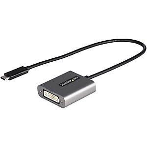 StarTech.com Adaptateur USB C vers DVI - Adaptateur Dongle USB-C vers DVI-D 1920x1200p - USB Type C vers Écrans/Affichages DVI - Convertisseur Graphiq StarTech.com Adaptateur USB C vers DVI - Adaptateur Dongle USB-C vers DVI-D 1920x1200p - USB Type C vers Écrans/Affichages DVI - Convertisseur Graphiq