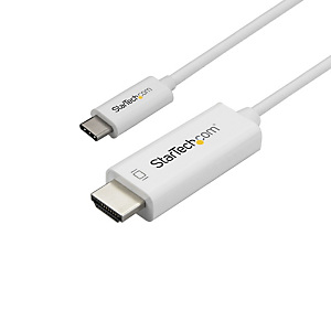 StarTech.com Adaptateur USB-C vers HDMI de 1m - Câble Vidéo USB Type C vers HDMI 2.0 - 4K60Hz - Compatible Thunderbolt 3 - Convertisseur USB-C à HDMI StarTech.com Adaptateur USB-C vers HDMI de 1m - Câble Vidéo USB Type C vers HDMI 2.0 - 4K60Hz - Compatible Thunderbolt 3 - Convertisseur USB-C à HDMI