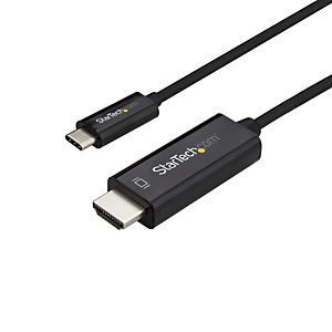 StarTech.com Adaptateur USB-C vers HDMI 1m - Câble Vidéo USB Type-C Vidéo DP Alt Mode vers HDMI 2.0 - Câble d'Écran DP 1.2 HBR2 4K 60 Hz - Compatible StarTech.com Adaptateur USB-C vers HDMI 1m - Câble Vidéo USB Type-C Vidéo DP Alt Mode vers HDMI 2.0 - Câble d'Écran DP 1.2 HBR2 4K 60 Hz - Compatible