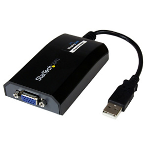 StarTech.com Adaptateur USB vers VGA - 1920x1200 - Carte Vidéo et Graphique Externe - Double Écran - Compatible Mac et Windows et Mode Miroir et Exten StarTech.com Adaptateur USB vers VGA - 1920x1200 - Carte Vidéo et Graphique Externe - Double Écran - Compatible Mac et Windows et Mode Miroir et Exten