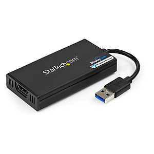 StarTech.com Adaptateur vidéo multi-écrans USB 3.0 vers HDMI - Carte graphique externe certifié DisplayLink - Ultra HD 4k, 3.2 Gen 1 (3.1 Gen 1), USB StarTech.com Adaptateur vidéo multi-écrans USB 3.0 vers HDMI - Carte graphique externe certifié DisplayLink - Ultra HD 4k, 3.2 Gen 1 (3.1 Gen 1), USB
