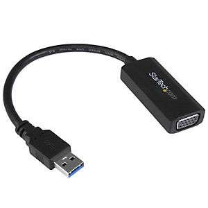 StarTech.com Adaptateur vidéo USB 3.0 vers VGA - Carte graphique externe avec installation du pilote intégrée - 1920x1200, 3.2 Gen 1 (3.1 Gen 1), USB StarTech.com Adaptateur vidéo USB 3.0 vers VGA - Carte graphique externe avec installation du pilote intégrée - 1920x1200, 3.2 Gen 1 (3.1 Gen 1), USB
