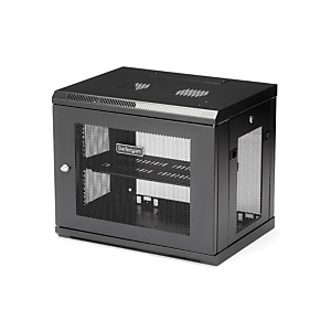 StarTech.com Armoire Réseau Murale 9U à 2 Montants avec Étagère 1U, Baie Serveur Murale 19' pour Données/Réseau/AV/Électronique/Équipement IT, Petite StarTech.com Armoire Réseau Murale 9U à 2 Montants avec Étagère 1U, Baie Serveur Murale 19' pour Données/Réseau/AV/Électronique/Équipement IT, Petite