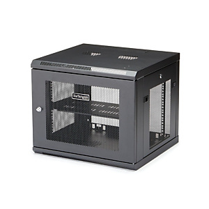 StarTech.com Armoire Réseau Murale 9U à 4 Montants avec Étagère 1U, Armoire Serveur Murale 19' pour Données / AV / Électronique / Équipement IT, Petit StarTech.com Armoire Réseau Murale 9U à 4 Montants avec Étagère 1U, Armoire Serveur Murale 19' pour Données / AV / Électronique / Équipement IT, Petit