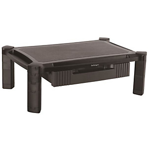 STARTECH .com Base con Cajón para Monitor - de Altura Ajustable con Columnas Apilables - con Soporte para Pantallas hasta 32 Pulgadas, Independiente, 10 kg, 33 cm (13''), 81,3 cm (32''), Ajustes de altura, Negro MONSTADJDL STARTECH .com Base con Cajón para Monitor - de Altura Ajustable con Columnas Apilables - con Soporte para Pantallas hasta 32 Pulgadas, Independiente, 10 kg, 33 cm (13''), 81,3 cm (32''), Ajustes de altura, Negro MONSTADJDL