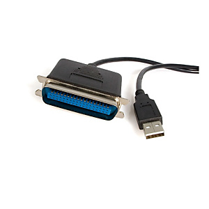 StarTech.com Câble Adaptateur de 1.80m USB vers 1 Port Parallèle pour Imprimante - Mâle Mâle, Noir, Centronics, USB A, 1,9 m, Mâle/Mâle, USB A, Centro StarTech.com Câble Adaptateur de 1.80m USB vers 1 Port Parallèle pour Imprimante - Mâle Mâle, Noir, Centronics, USB A, 1,9 m, Mâle/Mâle, USB A, Centro