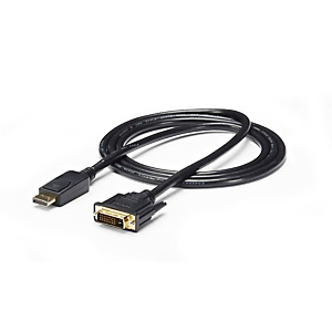 StarTech.com Câble Adaptateur DisplayPort vers DVI de 1,8 m - Convertisseur DP - 1920x1200, 1,8 m, DisplayPort, DVI-D, Mâle, Mâle, Droit DP2DVI2MM6 StarTech.com Câble Adaptateur DisplayPort vers DVI de 1,8 m - Convertisseur DP - 1920x1200, 1,8 m, DisplayPort, DVI-D, Mâle, Mâle, Droit DP2DVI2MM6