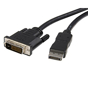 StarTech.com Câble adaptateur DisplayPort vers DVI de 3m - Mâle / Mâle - 1920x1200, 3 m, DisplayPort, DVI-D, Mâle, Mâle, Droit DP2DVIMM10 StarTech.com Câble adaptateur DisplayPort vers DVI de 3m - Mâle / Mâle - 1920x1200, 3 m, DisplayPort, DVI-D, Mâle, Mâle, Droit DP2DVIMM10
