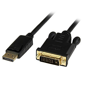StarTech.com Câble adaptateur DisplayPort vers DVI actif de 1,8 m - Convertisseur DP vers DVI-D - 1920x1200 - Noir, 1,8 m, DisplayPort, DVI-D, Mâle, M StarTech.com Câble adaptateur DisplayPort vers DVI actif de 1,8 m - Convertisseur DP vers DVI-D - 1920x1200 - Noir, 1,8 m, DisplayPort, DVI-D, Mâle, M
