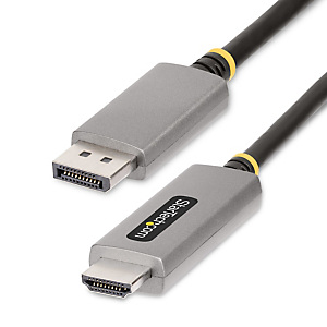 StarTech.com Câble Adaptateur DisplayPort vers HDMI, 8K 60Hz, 4K 144Hz, HDR10, DP 1.4 vers HDMI 2.1 - Convertisseur Vidéo Actif, Adaptateur DisplayPor StarTech.com Câble Adaptateur DisplayPort vers HDMI, 8K 60Hz, 4K 144Hz, HDR10, DP 1.4 vers HDMI 2.1 - Convertisseur Vidéo Actif, Adaptateur DisplayPor