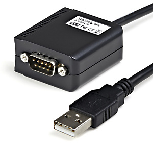 StarTech.com Câble Adaptateur Professionnel de 1.80m USB vers RS422/485 - Mémorisation de Port COM, DB9 M, USB-A FM, 1,8 m, Noir ICUSB422 StarTech.com Câble Adaptateur Professionnel de 1.80m USB vers RS422/485 - Mémorisation de Port COM, DB9 M, USB-A FM, 1,8 m, Noir ICUSB422