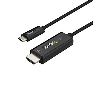 StarTech.com Câble adaptateur USB-C vers HDMI 4K 60 Hz de 2 m - Noir, 2 m, USB Type-C, HDMI, Mâle, Mâle, Droit CDP2HD2MBNL StarTech.com Câble adaptateur USB-C vers HDMI 4K 60 Hz de 2 m - Noir, 2 m, USB Type-C, HDMI, Mâle, Mâle, Droit CDP2HD2MBNL