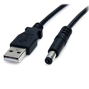 StarTech.com Câble d'alimentation USB vers prise DC de 91 cm - Cordon USB vers connecteur Type M 5V, 0,9 m, USB A, Barrel type M USB2TYPEM StarTech.com Câble d'alimentation USB vers prise DC de 91 cm - Cordon USB vers connecteur Type M 5V, 0,9 m, USB A, Barrel type M USB2TYPEM