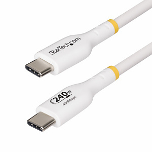 StarTech.com Câble de Charge USB-C de 1m, Charge et Synchronisation, 240W (5A) PD EPR, Câble de Charge USB 2.0 pour Ordinateur Portable, Certifié USB- StarTech.com Câble de Charge USB-C de 1m, Charge et Synchronisation, 240W (5A) PD EPR, Câble de Charge USB 2.0 pour Ordinateur Portable, Certifié USB-