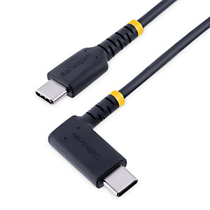 StarTech.com Câble de Charge USB C de 30cm - Cordon USB-C, 60W PD 3A - Câble USB C Coudé Noir - Fibre Aramide Robuste - Câble USB 2.0 Type C - Chargeu StarTech.com Câble de Charge USB C de 30cm - Cordon USB-C, 60W PD 3A - Câble USB C Coudé Noir - Fibre Aramide Robuste - Câble USB 2.0 Type C - Chargeu