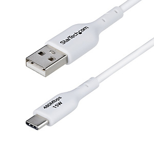 StarTech.com Câble de Charge USB-A vers USB-C de 1m, Charge et Synchronisation, 3A, USB 2.0, Gaine TPE - Cordon de Charge USB Blanc, 1 m, USB A, USB C StarTech.com Câble de Charge USB-A vers USB-C de 1m, Charge et Synchronisation, 3A, USB 2.0, Gaine TPE - Cordon de Charge USB Blanc, 1 m, USB A, USB C