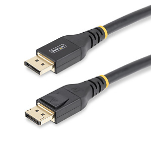 StarTech.com Câble DisplayPort 1.4 Actif de 10m Certifié VESA - Câble DisplayPort DP8K avec HBR3, HDR10, MST, DSC 1.2, HDCP 2.2, 8K 60Hz, 4K 120Hz - C StarTech.com Câble DisplayPort 1.4 Actif de 10m Certifié VESA - Câble DisplayPort DP8K avec HBR3, HDR10, MST, DSC 1.2, HDCP 2.2, 8K 60Hz, 4K 120Hz - C
