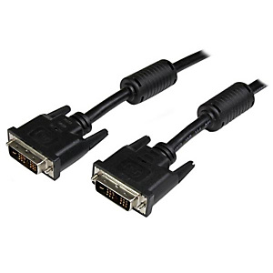StarTech.com Câble DVI-D Single Link de 5m - Cordon DVI vers DVI pour écran numérique - M/M - 1920x1200, 5 m, DVI-D, DVI-D, Mâle, Mâle, Noir DVIDSMM5M StarTech.com Câble DVI-D Single Link de 5m - Cordon DVI vers DVI pour écran numérique - M/M - 1920x1200, 5 m, DVI-D, DVI-D, Mâle, Mâle, Noir DVIDSMM5M