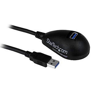 StarTech.com Câble d'extension SuperSpeed USB 3.0 de 1,5m - Rallonge USB A vers A sur socle - M/F - Noir, 1,5 m, USB A, USB A, USB 3.2 Gen 1 (3.1 Gen StarTech.com Câble d'extension SuperSpeed USB 3.0 de 1,5m - Rallonge USB A vers A sur socle - M/F - Noir, 1,5 m, USB A, USB A, USB 3.2 Gen 1 (3.1 Gen