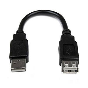 StarTech.com Câble d'extension USB 2.0 de 15cm - Rallonge USB A vers A - M/F, 0,152 m, USB A, USB A, USB 2.0, Mâle/Femelle, Noir USBEXTAA6IN StarTech.com Câble d'extension USB 2.0 de 15cm - Rallonge USB A vers A - M/F, 0,152 m, USB A, USB A, USB 2.0, Mâle/Femelle, Noir USBEXTAA6IN